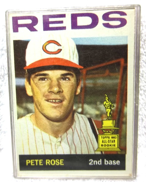 Pete Rose Topps 1964 All Star Rookie baseball card  cards